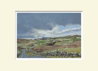 Winding road to the Rosses, Donegal