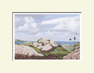 Ballagh Rock Beacon from Eighter, Donegal Islands