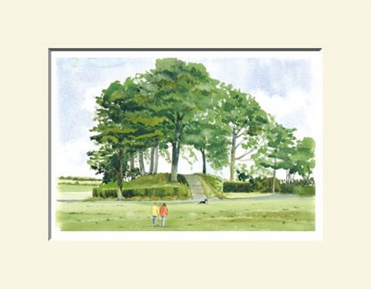 North Shore Print; Ballyclare Motte