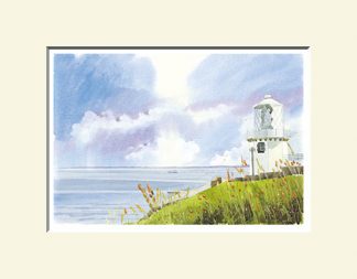 North Shore Print; Black Head Lighthouse
