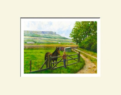 Roe Valley Print: Benevenagh from Magilligan