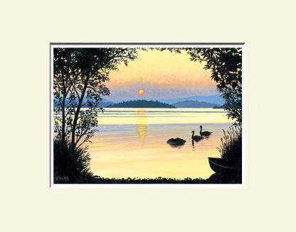 Fermanagh Print; Lough Erne Rossclare