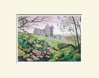 Fermanagh Print; Monea Castle