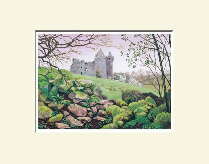Fermanagh Print; Monea Castle