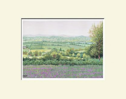 Fermanagh Print; View from Boho Church