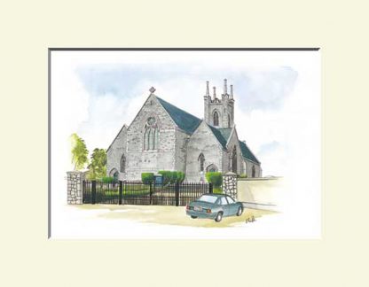 Blanchardstown Print, St Brigids Church Castleknock