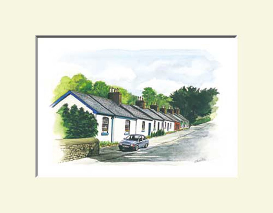 Blanchardstown Print, The Sandpit Cottages