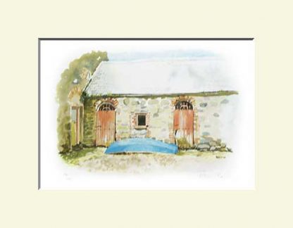Strangford Print, Barn at Delamont