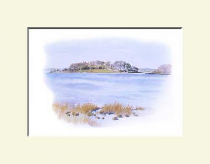 Strangford Print, Mid Island Greyabbey