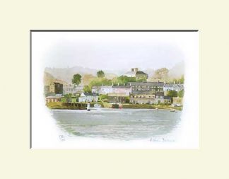 Strangford Print, Strangford Village